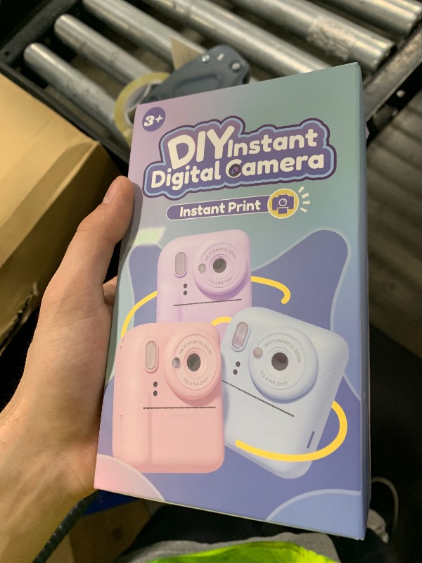 Photo 1 of Kids Camera Instant Print, Upgrade Dual-Lens Selfie Digital Camera for Kids, Christmas Birthday Gifts Toys for Boys Girls Age 3-12, HD 1080P Toddler Portable Toy with SD Card 3 Rolls Print Paper