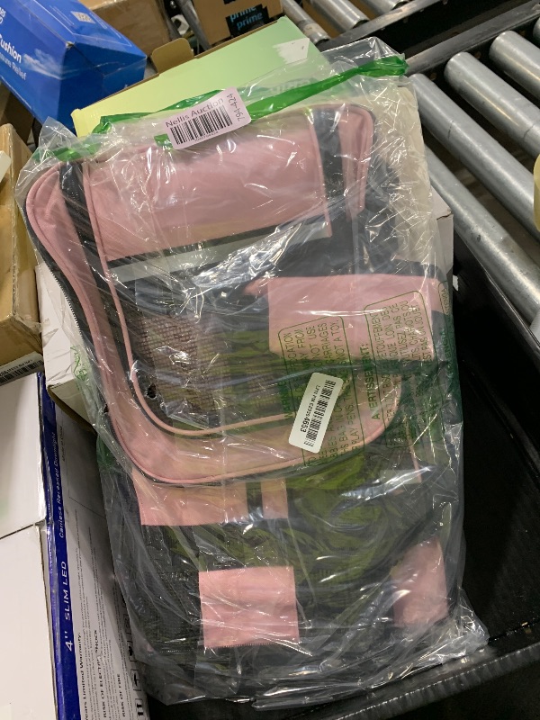 Photo 1 of Seclato Cat Carrier Pet Carriers Airline Approved for Small Dogs Kitten Carriers for Small Medium Cats Under 15lb, Collapsible Soft Sided TSA Approved Travel Carrier, Pink