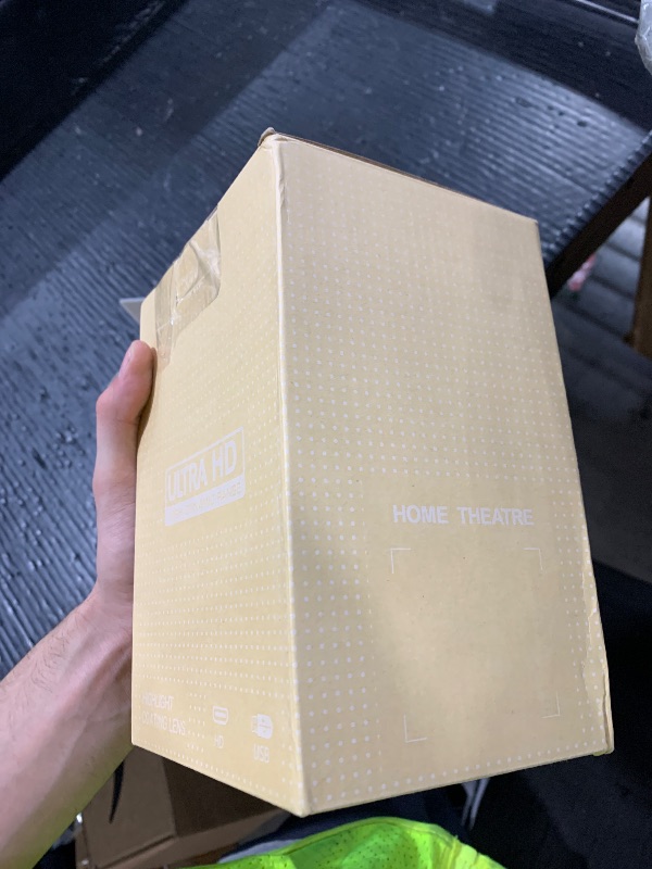 Photo 1 of Mini Projector, Support 4K 1080P Portable Projector with Dual Band WIFI6 5G Wireless 5.2 Bluetooth Android 11, 200 ANSI Lumens, 180° Rotatable, Auto Keystone Correction,35"-130" Screen Video Projector