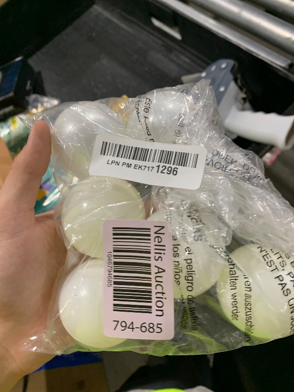 Photo 1 of GOGOSO Ball Pit Balls Crush Proof Non-Toxic Plastic Balls Babies Kids Toy Bulk Pack 170pcs 2.2inchs, Pear White+White