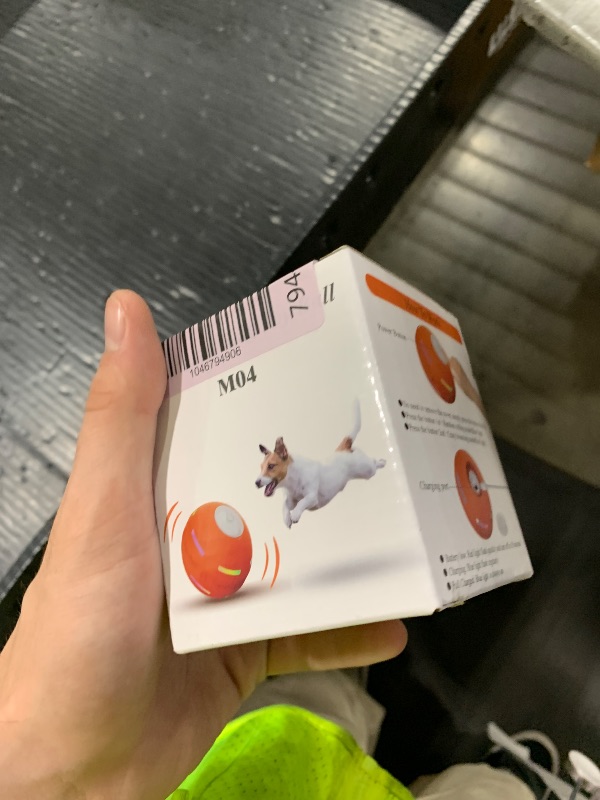 Photo 1 of PetDroid Interactive Dog Toys Dog Ball,[2025 Newly Upgraded] Durable Motion Activated Automatic Rolling Ball Toys for/Small/Medium/Large Dogs,USB Rechargeable (Orange)