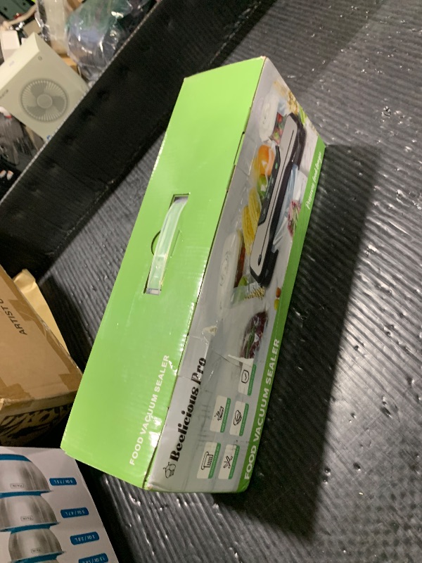 Photo 1 of Automatic Food Vacuum Sealer Machine | Beelicious Pro 80KPa 8-In-1 Food Vacuum Saver with Starter Kits | 15 Bags, Pulse Function, Moist & Dry Mode and External VAC for Jars and Containers