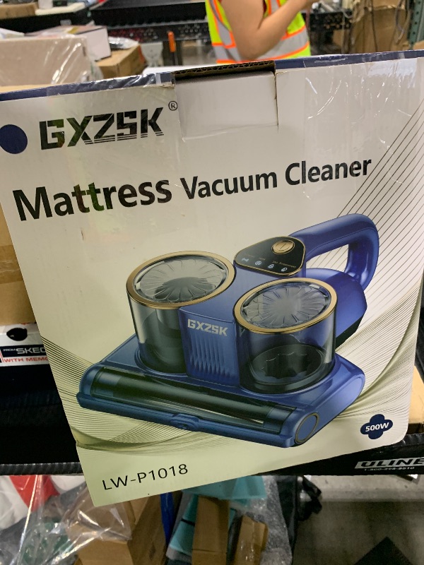 Photo 1 of Gxzsk Mattress Vacuum Cleaner, 16kPa Bed Vacuum Cleaner with 253.7nm UV-C Light, Ultrasonic & 140? Heating, Dual Cup & Widen Suction Port Handheld Vacuums for Bed, Sofa, Couch, Crib (500W, Corded)