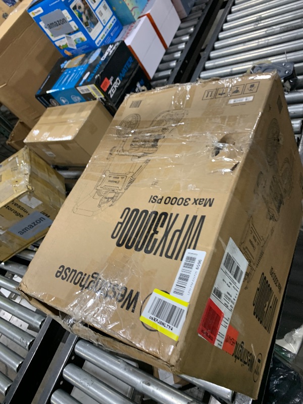 Photo 1 of Westinghouse WPX3000e Electric Pressure Washer, 3000 Max PSI and 1.76 Max GPM, Induction Motor, Onboard Soap Tank, Spray Gun and Wand, 5 Nozzle Set, for Cars/Fences/Driveways/Homes/Patios/Furniture