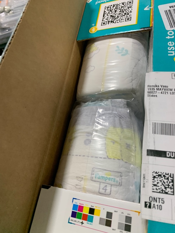 Photo 1 of Pampers Baby Diapers - Swaddlers - Size 4, 120 Count, Ultra Absorbent Disposable Infant Diaper