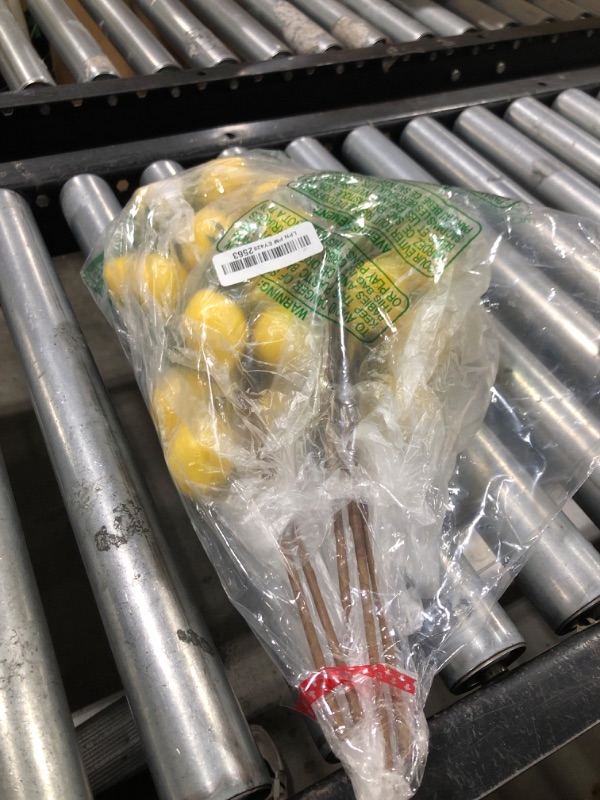 Photo 1 of VIERENA 6PCS Lemon Decor Fake Lemons Branch Yellow Artificial Lemon for Kitchen,Party,Farmhouse,Table Centerpiece,Home Decoration