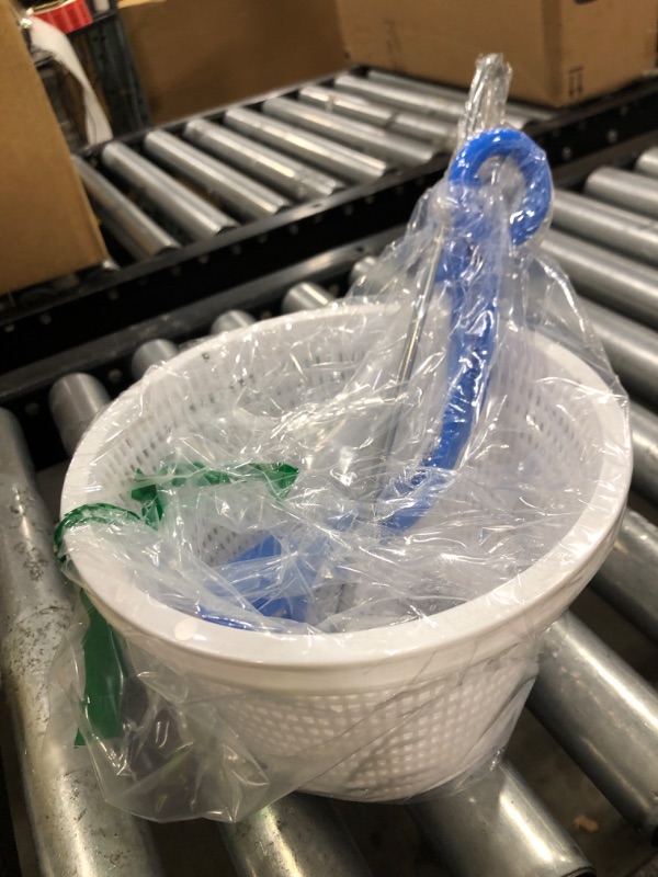 Photo 1 of 2Pcs 8" Pool Skimmer Basket with Handle, Universal Swimming Plastic Skimmer Replacement Basket for Inground Pool, Skim Filter Remove Leaves and Debris, Keep Hands Clean(Blue)