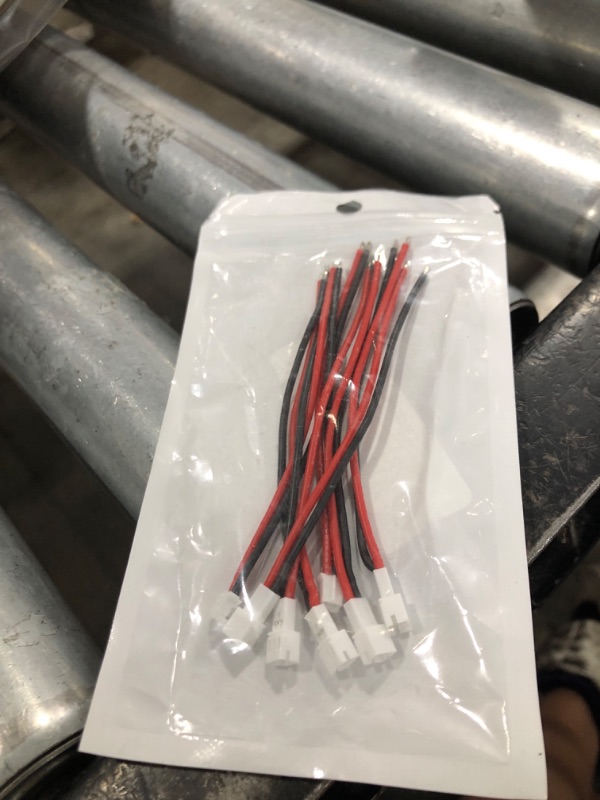 Photo 1 of 5 Pairs Silicone JST-PH 2.0 Male and Female Connector Cable, SIM&NAT 10cm 20AWG Tiny Whoop Mini JST 2-pin connectors for Battery JJRC H67 H36 Blade Inductrix E010 E013