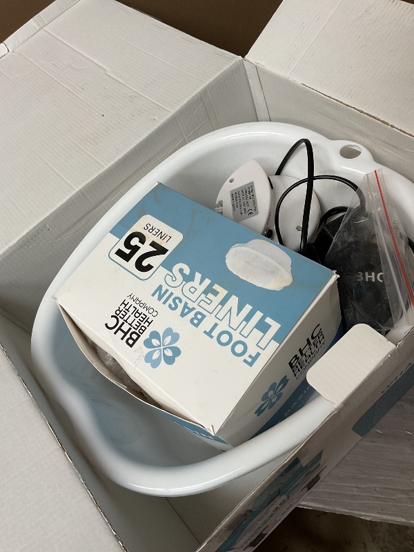 Photo 1 of Ionic Foot Bath Detox Machine for Home Use - Free Regain Health & Vitality Booklet & Brochure - 2 Arrays, 20 Basin Liners, Detox Sea Salt, Basin 12QT