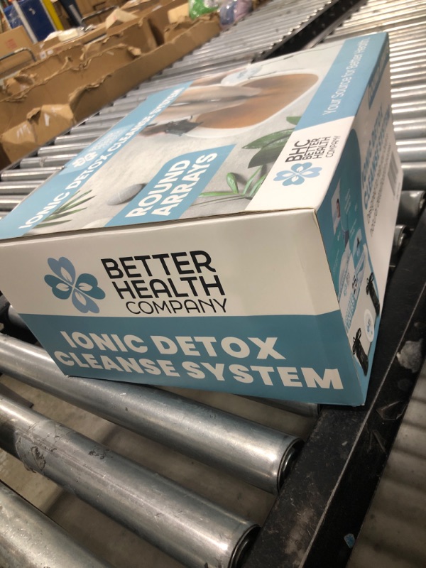 Photo 1 of Ionic Foot Bath Detox Machine for Home Use - Free Regain Health & Vitality Booklet & Brochure - 2 Arrays, 20 Basin Liners, Detox Sea Salt, Basin 12QT