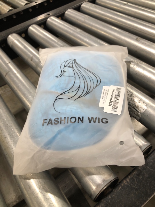 Photo 1 of Akstore 28 inch Fashion Wigs Long Wavy Curly Hair Cosplay Wig (Light Blue)