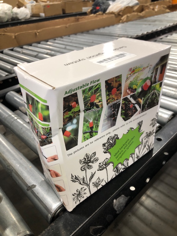 Photo 1 of Drip Irrigation System for Watering Garden: 50FT Hydroponic Misting Device Kit with Tubing Hose Adjustable Nozzle for Potted Plants Outdoor Indoor Greenhouse Raised Beds
