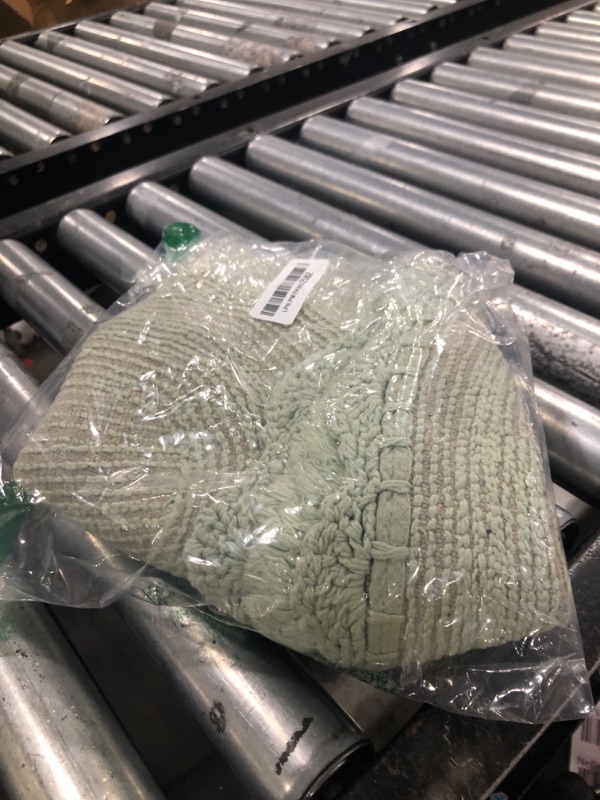 Photo 1 of Chardin home Light Green Crochet Bathrug, 100% Cotton Oval bathmat with artisanally Handcrafted Crochet Border, 17x24 Inch Oval tubmat, Small Rug, Perfect for Half Baths, Powder Rooms, bathrooms