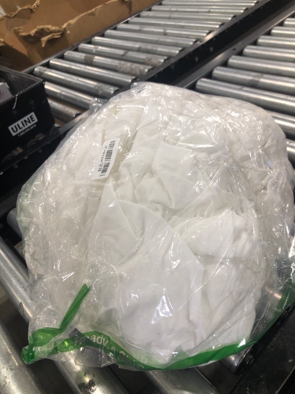 Photo 1 of Bedsure White Duvet Cover Queen Size - 3 Pieces Prewashed Cotton-Like Extra Soft Bedding Set, Includes 1 Duvet Cover 90x90 Inches with Zipper Closure & 2 Pillow Shams, Comforter Not Included