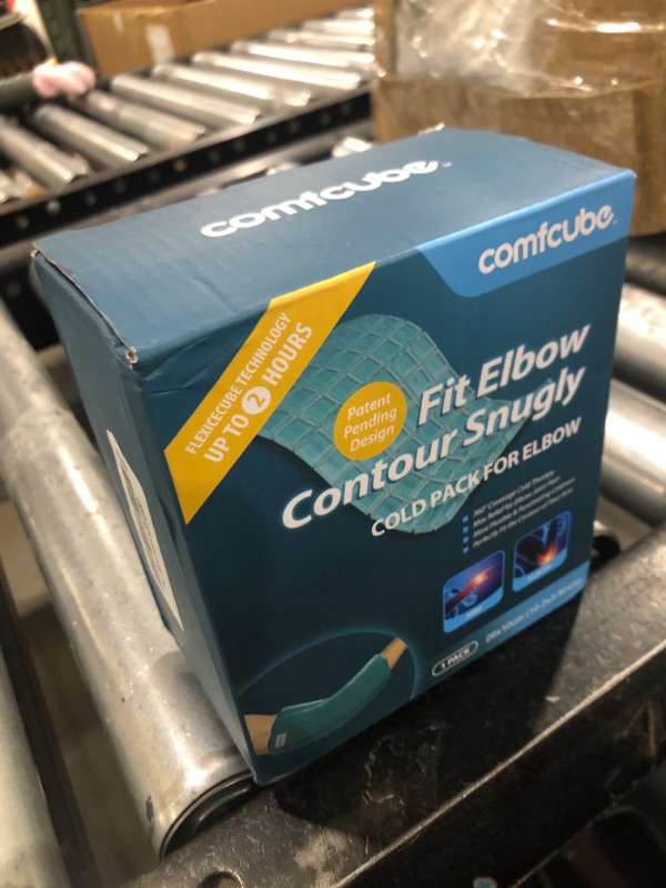 Photo 1 of Comfcube Elbow Ice Pack for Tendonitis & Tennis Elbow, 2 Hours Long Lasting Cold Compression Flexible Ice Pack Wrap Sleeve, Pain Relief for Golfers Arm, Arthritis, Injuries