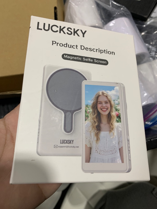 Photo 1 of Selfie Monitor Screen iPhone, Vlog Magnetic 4K 30fps Video Recording for iPhone & Android, Wireless Screen Mirroring with Remote Control, Content Creator Essentials, Live Stream & TikTok