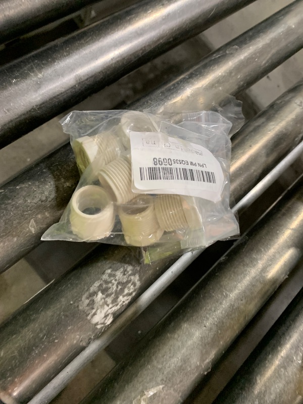 Photo 1 of Dianrui 10PCS PVC Pipe Fitting 3/4 Inch Male Thread to 1/2 Inch Female Threaded PVC Pipe Bulk Fittings Reducer Bushing Coupling Pipe Adapter Connectors