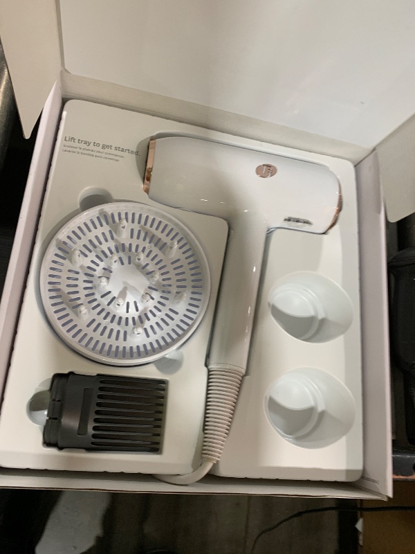 Photo 1 of T3 Featherweight StyleMax Professional Ionic Hair Dryer with Custom Heat Automation & 4 Attachments, Fast Drying, Lightweight with 5 Heat & 3 Speed Settings, 2 Concentrators, Diffuser & Smoothing Comb