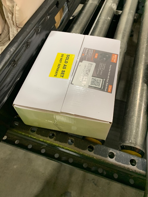 Photo 1 of [2 Pack] BESTTEN Keyed Entry Door Knob, Entrance Door Lock, Keyed Different, Standard Ball, Matte Black