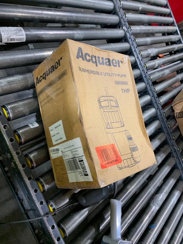 Photo 1 of Acquaer 1HP Sump Pump, 4345GPH Submersible Water Pump for Water Removal in Hot Tubs, Pools, Basements, and Garden Ponds