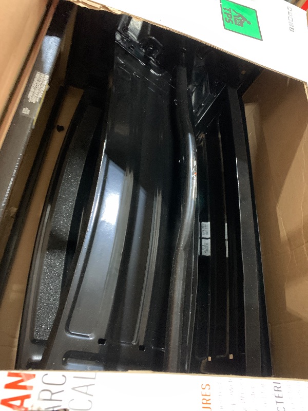 Photo 1 of *MISSING HARDWARE, DAMAGED BOX Lippert 24" Radius Triple Manual RV Steps, 9" Rise for 5th Wheel RVs, Travel Trailers and Motorhomes, Anti-Slip Stepping Surface - 1774401