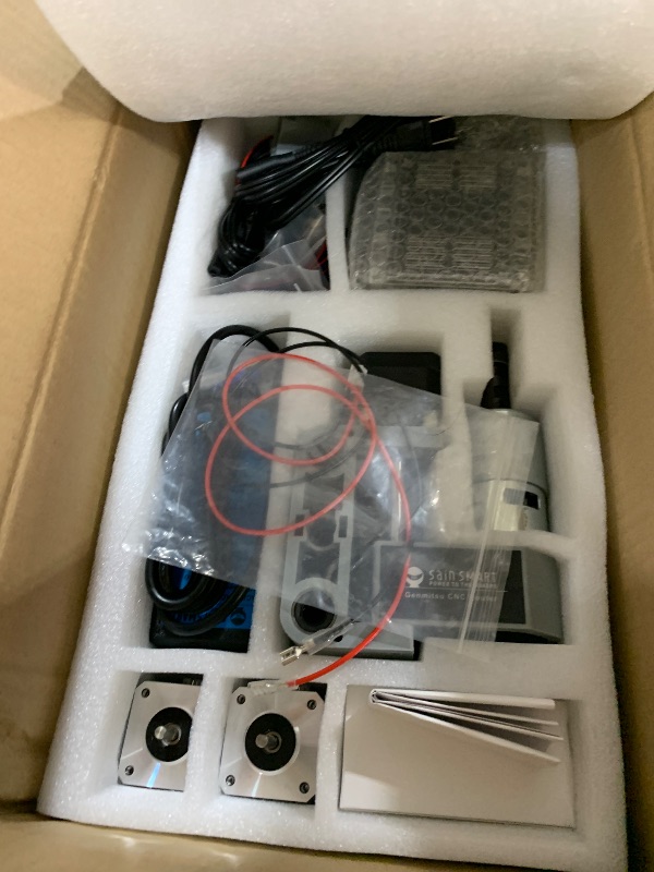 Photo 1 of Genmitsu CNC 3018-PRO Router Kit GRBL Control 3 Axis Plastic Acrylic PCB PVC Wood Carving Milling Engraving Machine with Offline Controller, XYZ Working Area 300 x 180 x 45mm