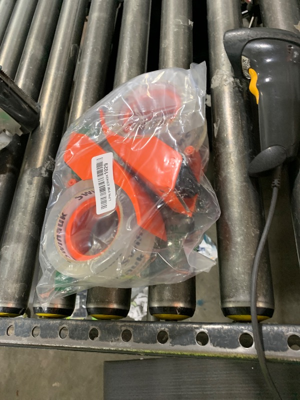 Photo 1 of 1.88 in x 66.6 YDs Clear Heavy Duty Packing Tape with Dispenser, Strong & Durable Shipping Tape, Packaging Tape, Packing Tape Dispenser for Packing Boxes, Moving Supplies, Shipping and Mailing