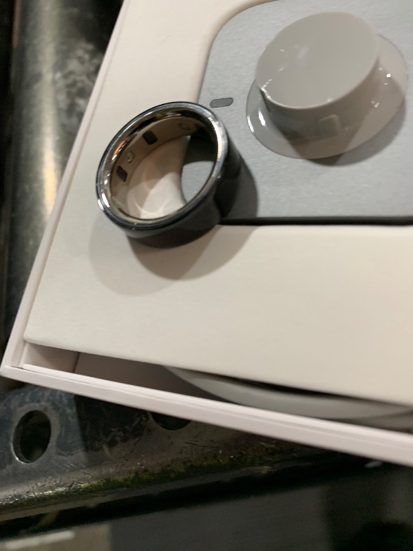 Photo 1 of Oura Ring 4 - Black - Size 11 - Smart Ring - Unique Sizing, Not Standard US Ring Sizes - Size First - Sleep Tracking Wearable - Heart Rate - Fitness Tracker - Up to 8 Days of Battery Life