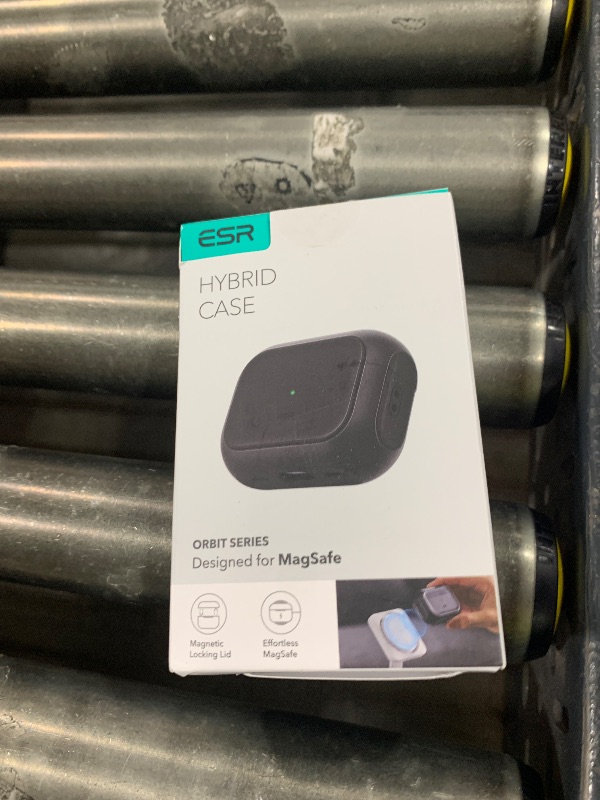 Photo 1 of ESR for AirPods Pro 2nd Generation Case (HaloLock), Compatible with Airpods Pro Case 2nd/1st Gen (2023/2022/2019), Compatible with MagSafe, Full Drop Protection Cover with Lanyard, Titanium