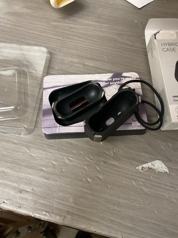 Photo 1 of ESR for AirPods Pro 2nd Generation Case (HaloLock), Compatible with Airpods Pro Case 2nd/1st Gen (2023/2022/2019), Compatible with MagSafe, Full Drop Protection Cover with Lanyard, Titanium