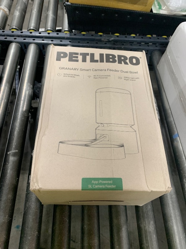 Photo 1 of PETLIBRO Automatic Cat Feeder with Camera for Two Cats, 1080P HD Video with Night Vision, 5G WiFi Pet Feeder with Phone APP Control, 2-Way Audio for Cat & Dog, Low Food & Motion & Sound Alerts