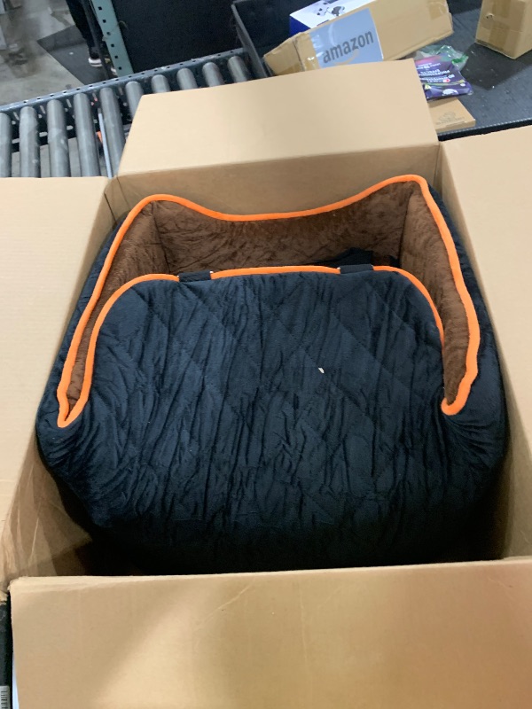 Photo 1 of HiPetpy Dog Car Seat for Small Dog with Washable Mat, Booster Seat for Dogs Under 30lb, Elevated Pet Seat with Pockets, Anti-Slip Bed for Car, Perfect for Front & Back Seats with Safety Leash