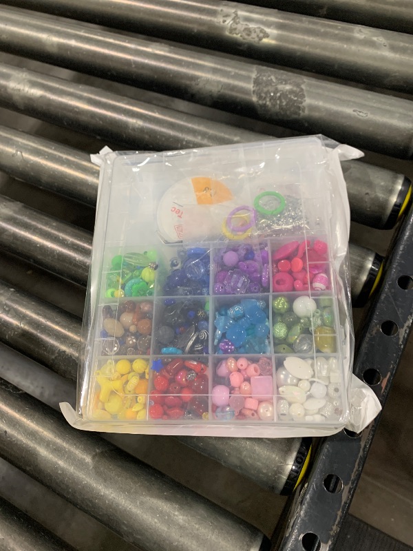 Photo 1 of BoJia Assorted Beads - 1121 Pcs Jewelry Making Kit for Adults & Teens, Including 960 Pcs Unique Vintage Beads for Bracelets