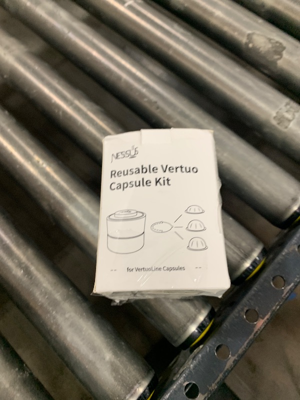 Photo 1 of Nessus Reusable Kit for Nespresso Pods Vertuo, Reuse Old Coffee Pods for Nespresso Vertuo: 100 Pcs Aluminum Foil Seal Lid, Holder, Brush, Refillable Vertuo Plus Next Capsule Machine