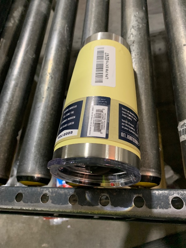 Photo 1 of YETI Rambler 20 oz Tumbler, Stainless Steel, Vacuum Insulated with MagSlider Lid, Daybreak Yellow