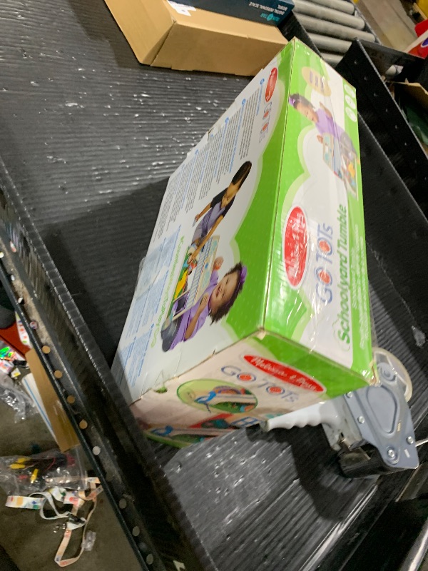 Photo 1 of Melissa & Doug GO Tots Wooden Schoolyard Tumble with 4 Disks - FSC Certified
