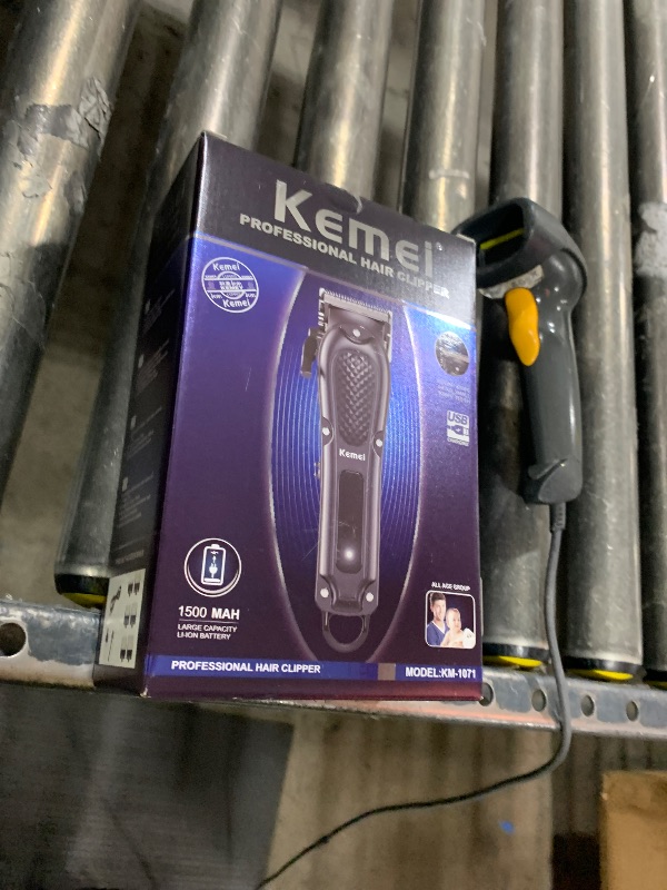 Photo 1 of KEMEI Hair Clippers for Men, Professional Barber Clipper for Hair Cutting Cordless & Corded, Rechargeable Beard Trimmer