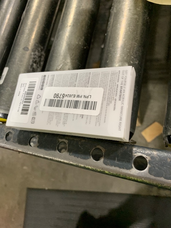 Photo 1 of BTArtbox Press On Nails Almond - Short Gold Foil Press On Nails with Glue for Women, Semi-Transparent Soft Gel Glue On Nails in 16 Sizes - 32 Stick On Nails Kit, Gold End