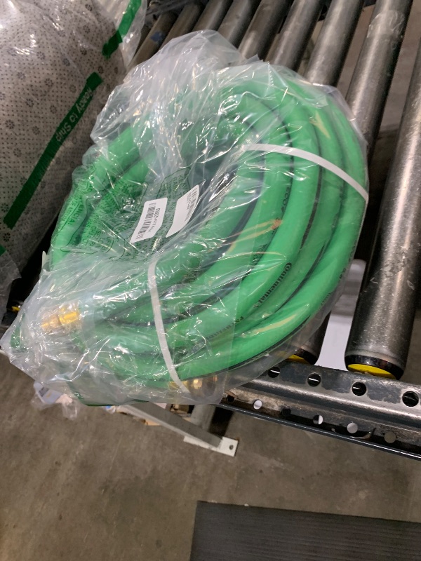 Photo 1 of Continental Pathfinder ECO Green Garden Hose 5/8in Inside Diameter x 50ft Length Male x Female Garden Hose Thread Eco Brass Fittings