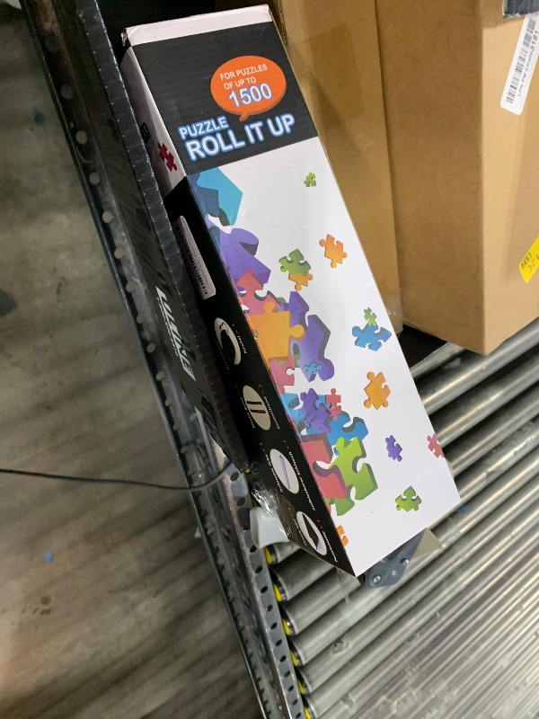 Photo 1 of Becko US Puzzle Mat Roll Up with Drawstring Storage Bag, Felt Rollup Mat for Easy Transport & Storage, Portable Puzzle Board Puzzles Saver Keeper for Jigsaw Puzzles Up to 1500 Pieces