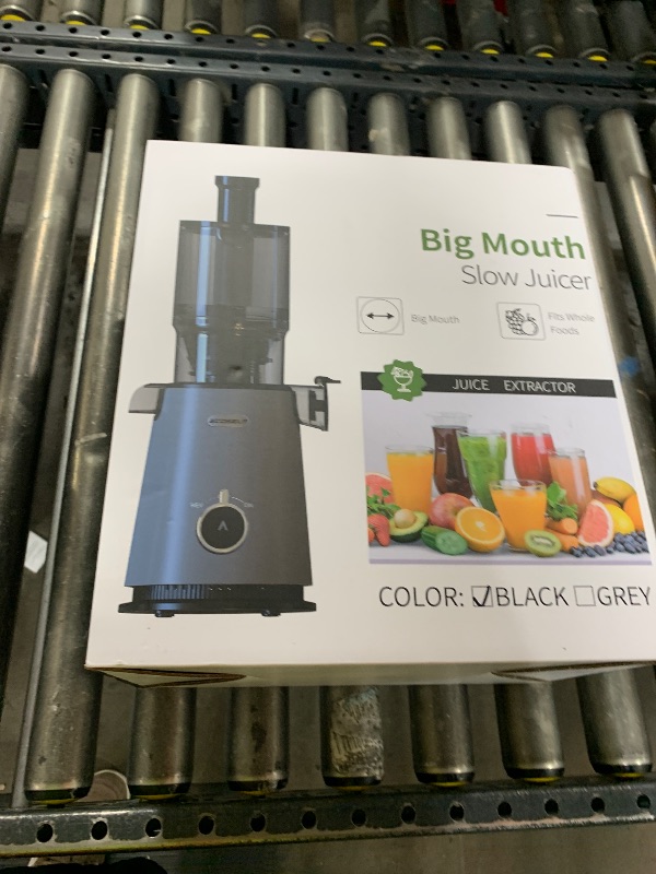 Photo 1 of Juicer Machines, ECOSELF Large Feed Chute for Family Needs, Professional Hands Free Cold Press Juicer For Whole Fruits & Vegetables, Self Feeding for Juice Extractor Machine, Easy to Clean