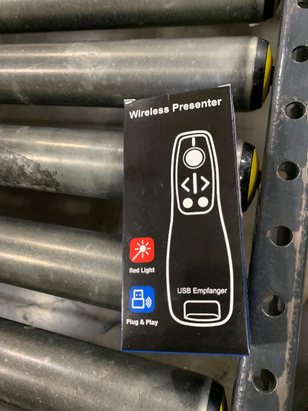 Photo 1 of Presentation Clicker Wireless Presenter Remote for PowerPoint, Powerpoint Clicker with Volume Control PowerPoint Slide Advancer for Mac, Computer, Laptop-E600