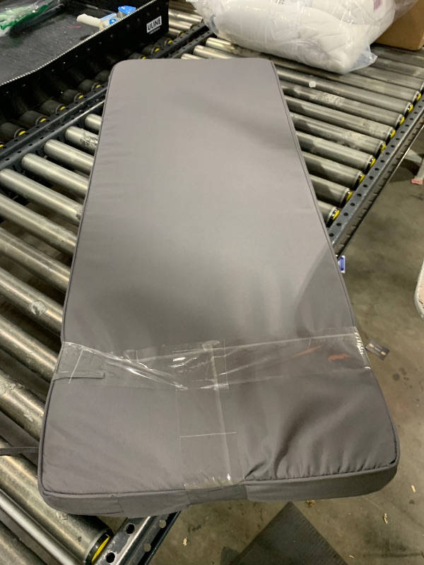 Photo 1 of Grey Bench Seat Cushion
