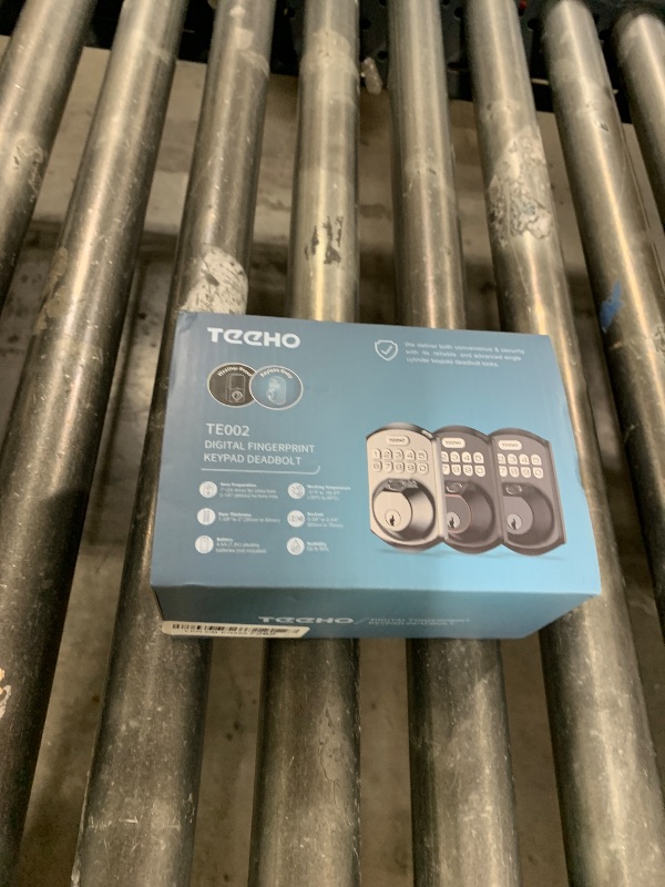 Photo 1 of TEEHO TE002 Fingerprint Door Lock - Keyless Entry Door Lock - Electronic Keypad Deadbolt - Smart Locks for Front Door - Auto Lock - Easy Installation - Oil-Rubbed Bronze