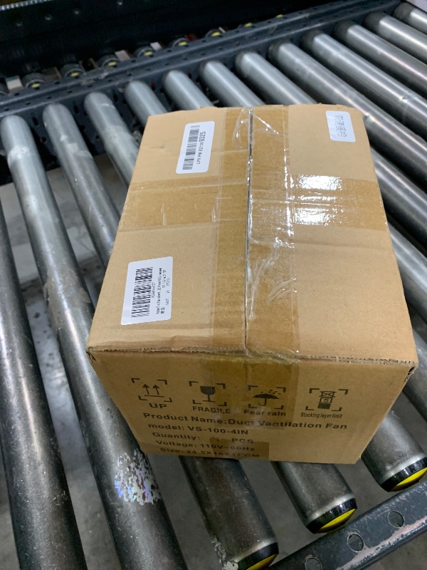 Photo 1 of 4" Inch Inline Exhaust Fan with Remote Control, 280 CFM High Efficiency Air Flow for Bathroom, Kitchen, Grow Tent, Hydroponics, 3D Printer