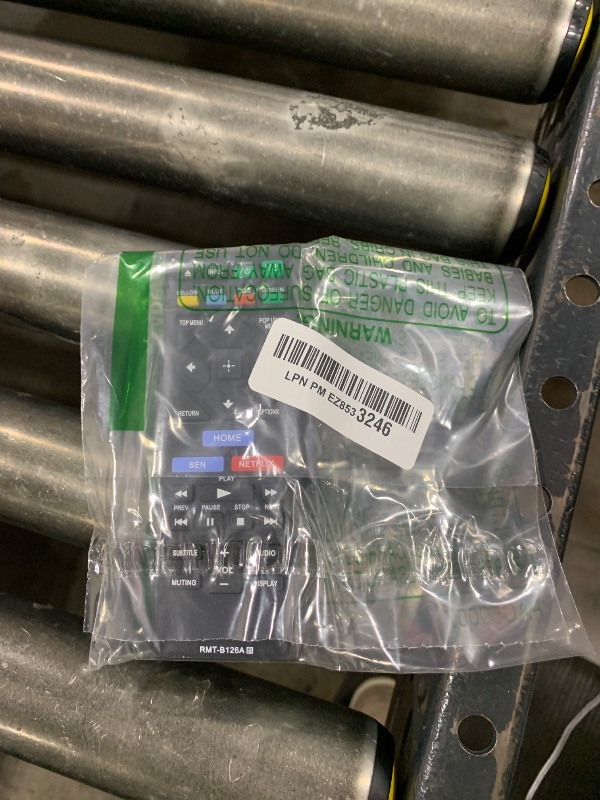 Photo 1 of New Replacement Sony Blu-Ray Remote Control RMT-VB201U for Sony BD Disc DVD 4K 3D Player Remote Control Universal BDP-S3500 BDP-S3700 BDP-170S BDP-S17