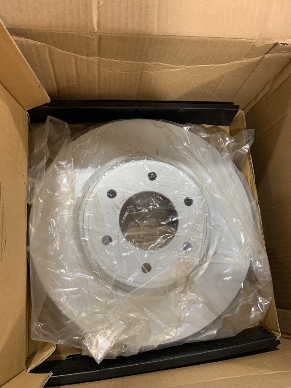 Photo 1 of TRQ Front Brake Pad & Rotor Kit Brake Pads Brake Rotor Ceramic Premium G-Coated Compatible with 2011-2013 INFINITI QX56 2014-2021 QX80 2012-2021 Nissan Armada 2011-2021 TITAN