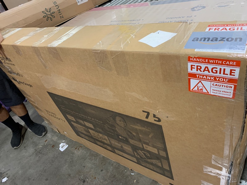 Photo 1 of SYLVOX 75'' Outdoor Smart TV IP55 Waterproof TV 1000NIT High Bright, Google TV with Dolby Atmos, Support Download APP 4K UHD, Suitable for Outdoor Use(Deckpro 2024 Series)