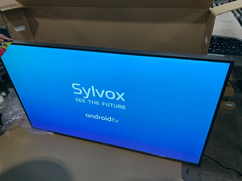 Photo 1 of SYLVOX 75'' Outdoor Smart TV IP55 Waterproof TV 1000NIT High Bright, Google TV with Dolby Atmos, Support Download APP 4K UHD, Suitable for Outdoor Use(Deckpro 2024 Series)