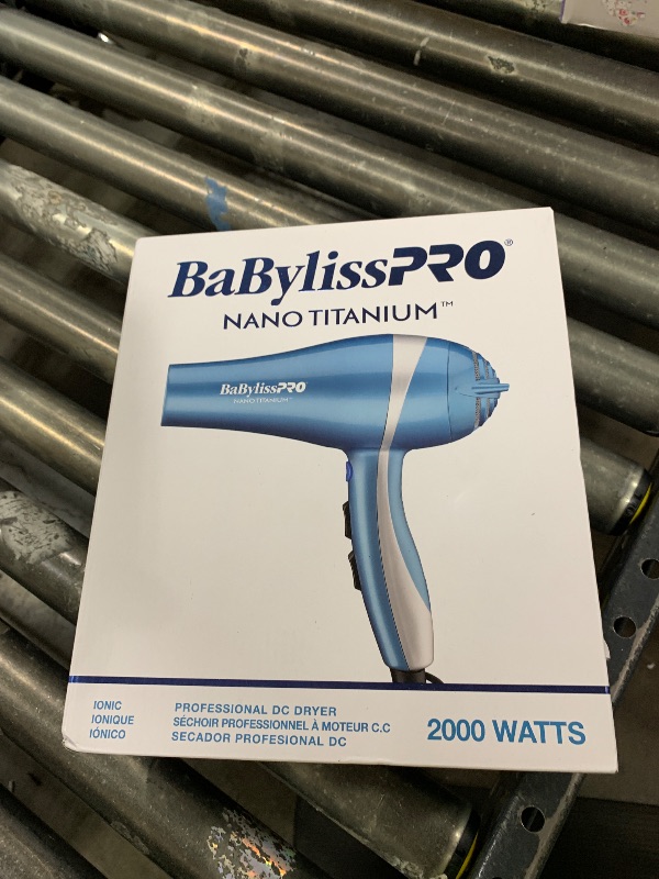 Photo 1 of BaBylissPRO Hair Dryer, Nano Titanium 2000-Watt Blow Dryer, Hair Styling Tools & Appliances, BNT5548
